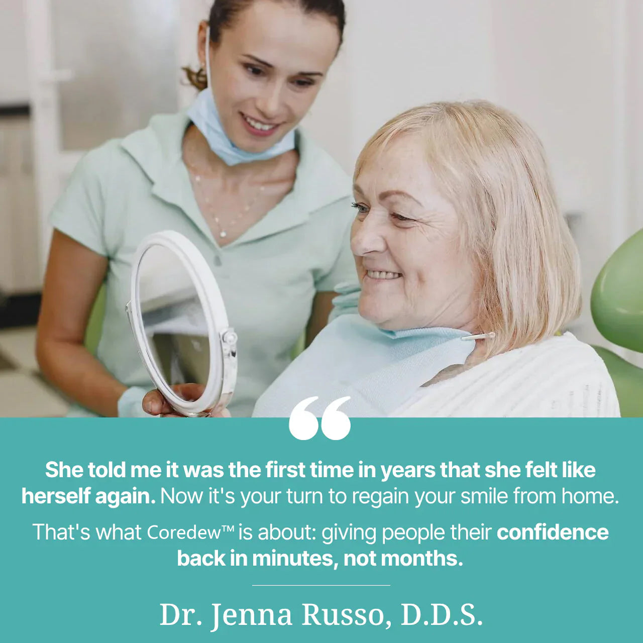 ✨Ends Today: 70% OFF! Coredew™⏰ Custom-Fit Full Functional Dentures Make you more confident